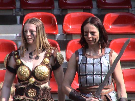Costume gladiateur femme